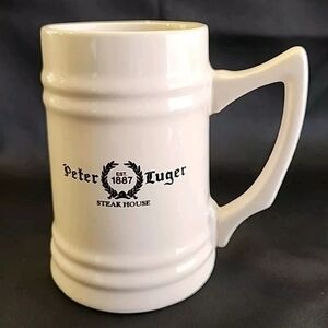 Vintage Peter Luger Steakhouse Restaurant Mug Stein New York NYC Brooklyn Hall